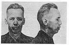 Mugshot November 5, 1950