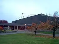 Exterior shot of Frank Crane Arena