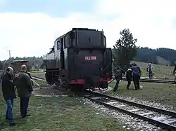 FCL 353 locomotive at San Nicola-Silvana Mansio train station