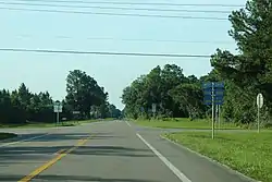 Northbound FL 11 at CR 304 at Codys Corner