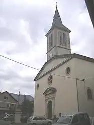 The church in Rivière-sur-Tarn