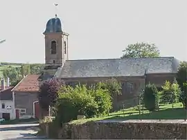 The church seen from Couvreux Road