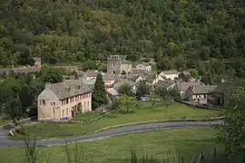 A general view of Saint-Julien-du-Tournel