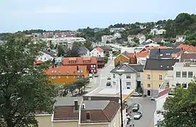 Overview of the town.