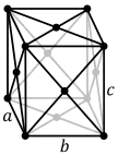 Orthorhombic, face-centered