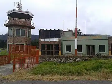 Airport "Alberto Lleras Camargo" of Sogamoso, located in Firavitoba