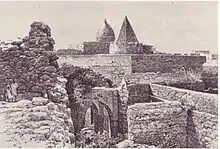 Image 45Engraving of the 13th century Fakr ad-Din Mosque built by Fakr ad-Din, the first Sultan of the Sultanate of Mogadishu. (from History of Somalia)