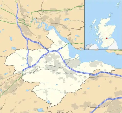 Westquarter is located in Falkirk