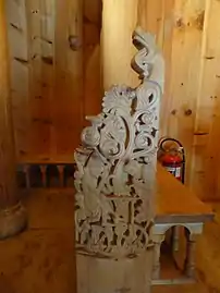 Fantoft Stave Church decorative art