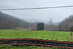 A farm house in Crany, West Virginia.