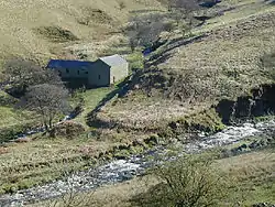 Blackden Barn near the River Ashop