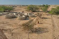 Farmland in Ath Thaqab, view from Ath Thaqab Fort