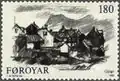 Stamp FR 66 of 1982: Gjógv.