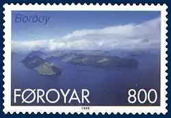 Stamp FR 353 of Postverk Føroya (issued: 25 May 1999; photo: Per á Hædd)