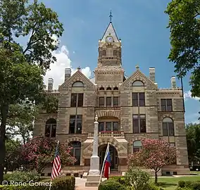 Courthouse facade, east elevation (2017)