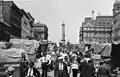 Public market at place Jacques-Cartier in Montreal, Quebec in 1940