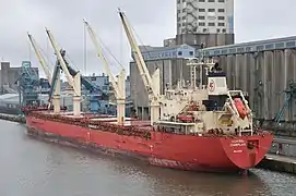 Federal Champlain discharging at the Seaforth Grain Terminal (2020)