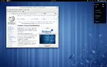 Image 23Fedora 15 (Lovelock), the first release with GNOME 3 and GNOME Shell. (2011-05) (from Fedora Linux)