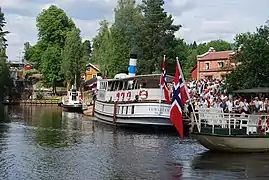 Feiring av Dronningens hjemkomst; DS Turisten