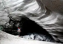 Covered opening to Fels Cave on Lelepa Island, where Roy Mata died in 1265