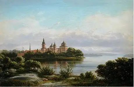 painting by Ferdinand Richardt, 1869