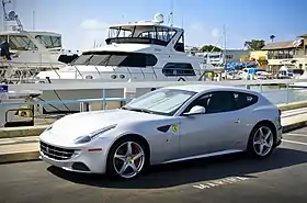 Ferrari FF; with a front mid-engine, four-wheel-drive layout