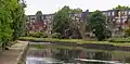 The River Lea passing the Ferry Lane Estate.