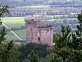 View of the castle from nearby Procha Castle