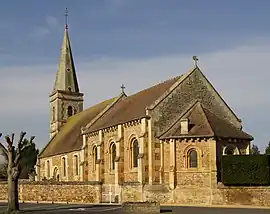 The church in Feuguerolles-Bully