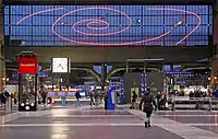 Fibonacci numbers in the Zürich Hauptbahnhof.