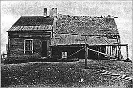 Thomas Field house, c. 1690, on Fields Point, a vernacular building that is now demolished