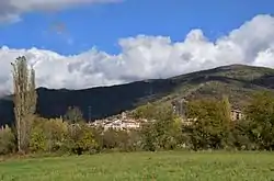 Pallars region landscape of La Pobleta de Bellveí in Filià, La Torre de Cabdella.