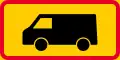 Delivery van  (formerly used )