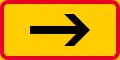 Sign applies in the direction of the arrow  (formerly used )