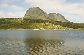 Fionn Loch looking towards Suilven.