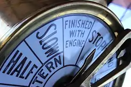 Fire Fighter's original 1938 engine order telegraph