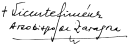 Vicente Jiménez Zamora's signature