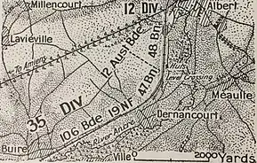 a black and white sketch diagram of troop dispositions