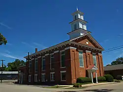 First United Methodist Church of Wetumpka. Placed on the National Register of Historic Places on February 15, 1973.