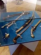 Some weapons used