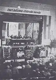 First session of the AVNOJ in Bihać, 1942