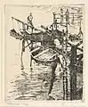 Monterey Fisherman's Wharf (1927) etching