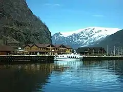 Flåm harbour