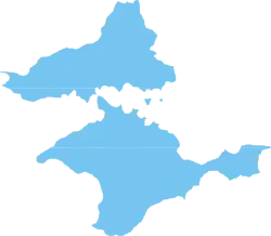 Map of the Crimean People's Republic