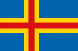 Flag of Åland (1954)