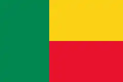 Flag of Benin (tribar)