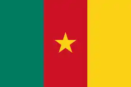 Flag of the Republic of Cameroon (1972–present)