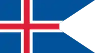 State and state/naval ensign of Iceland