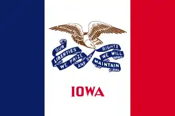 Flag of Iowa, United States