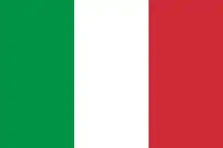 Flag of Italy (vertical tricolour triband)